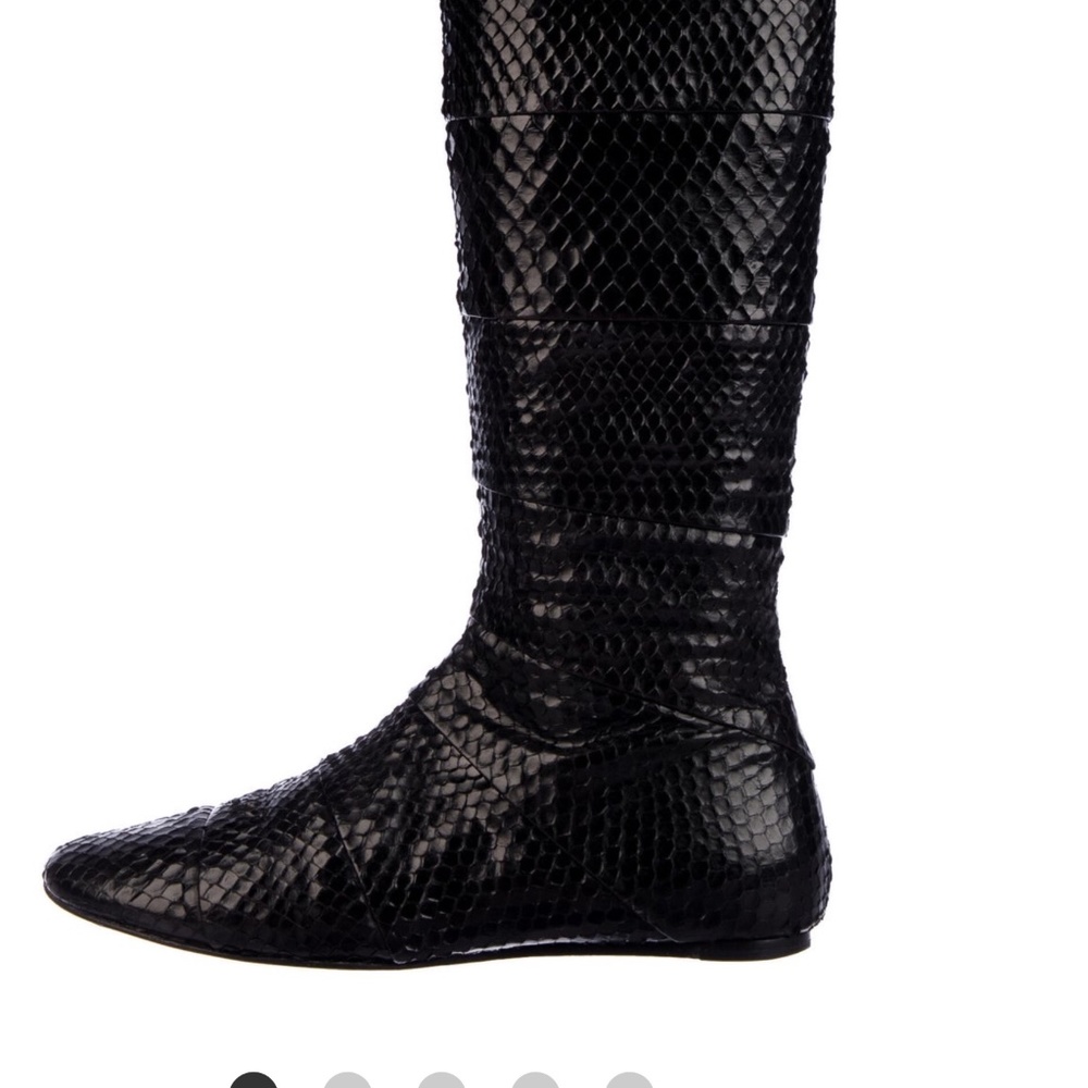 Jenni Kanye snake boot black